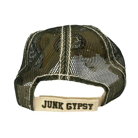 Junk Gypsy Trucker Hat Distressed Mesh Cap Flea Market Dream Adjustable HGTV - Picture 2 of 8